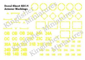 Armour Markings - Yellow